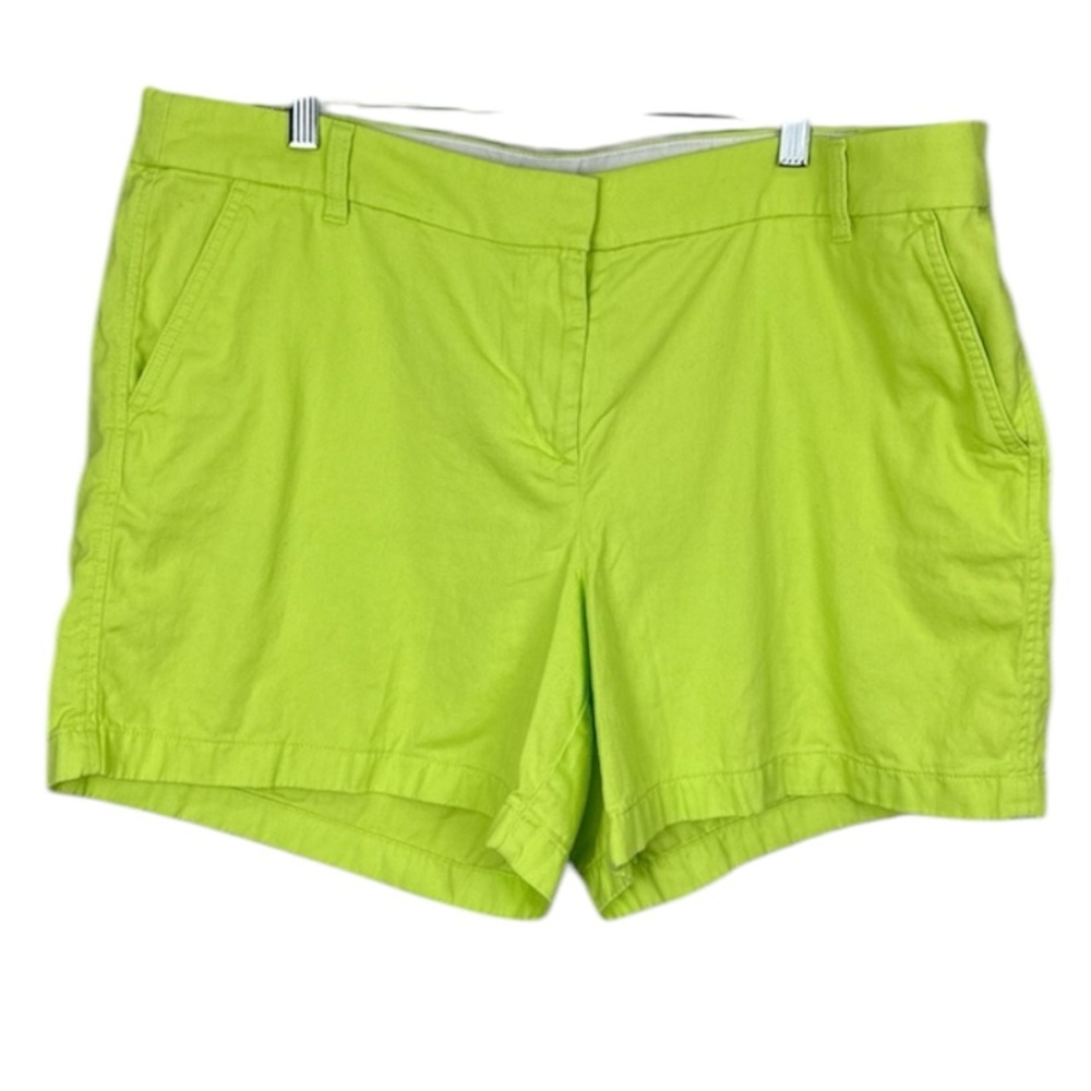 J. Crew Lime Green Chino Shirts Size 16
